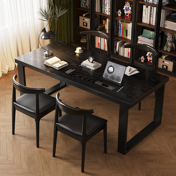 Zaheer Minimalist Multi-Purpose Solid Timber Dining Table/Study Desk 180cm/200cm