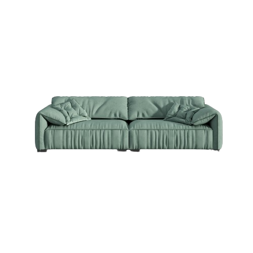 Demeter Three Seater Sofa/Suedette Fabric Upholstery/Cushion