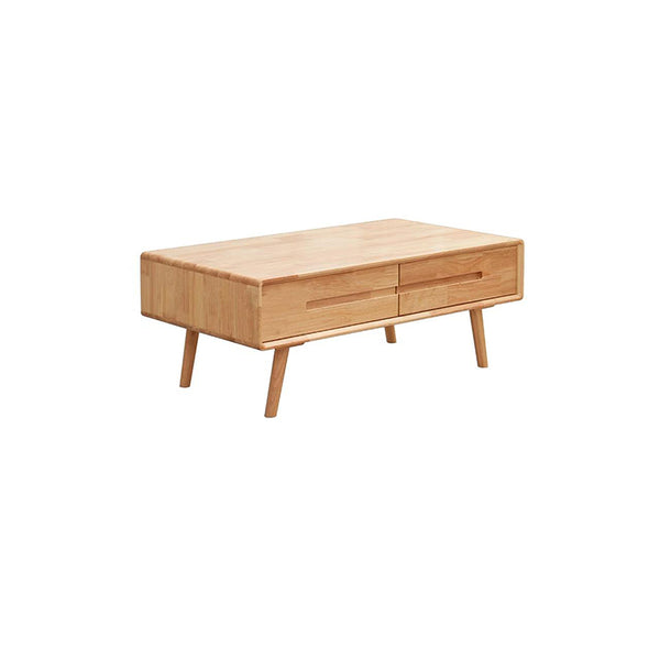 Cleo Wood Coffee Table with 4 Drawers/Timber/Solid Wood