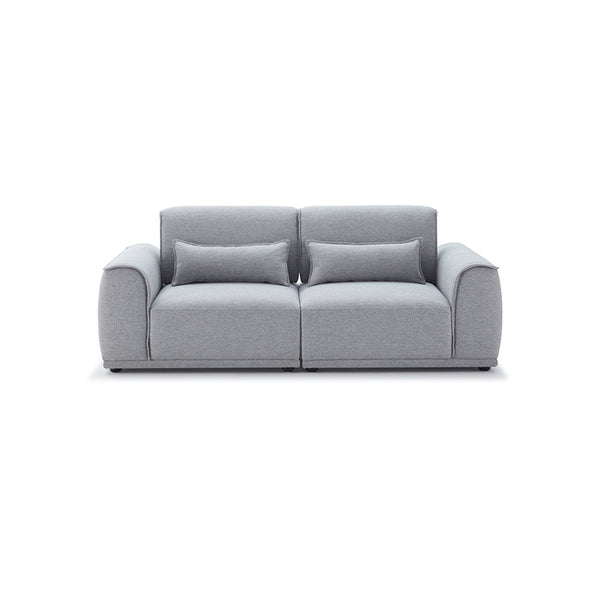 Master Three Seater Sofa Linen Upholstery/Plywood Frame/Hidden legs/Grey