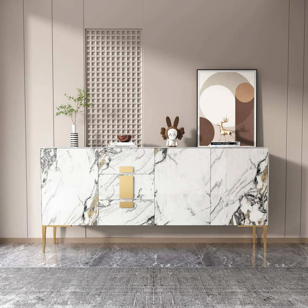 Multi-color Ceramic Console Table/Shoe Cabinet/Buffet Table/Scratch-resistant Surface