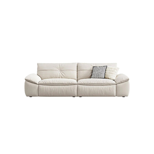 Pearl White Fully Removable and Washable Pet-Friendly Fabric Upholstered Sofa 220CM/320CM