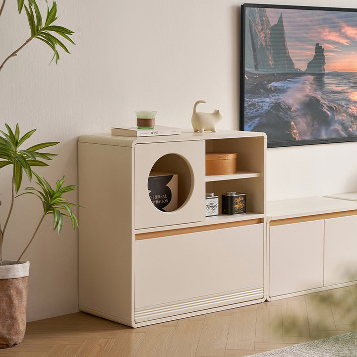 Giselle Floor-standing Modular Storage Cabinet Chest Set for Home Mult ...