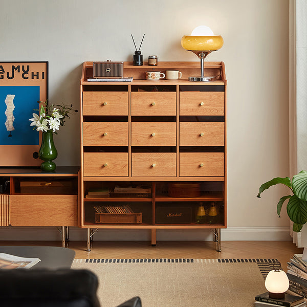 Cameron Dining Cabinet/Storage Cabinet/Sideboard With Glass Door For Dining Room