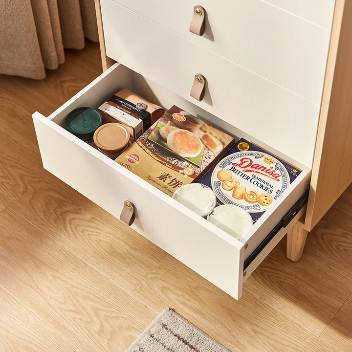 Elmer 106cm/124cm Multi-Drawer Design Bedside Storage Cabinet For Home ...
