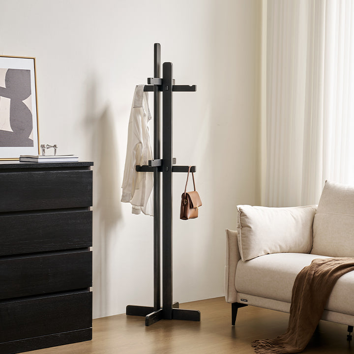 Olaf FAS-Graded Solid Ash Wood Clothing Racks Hanger/Stylish Entryway ...