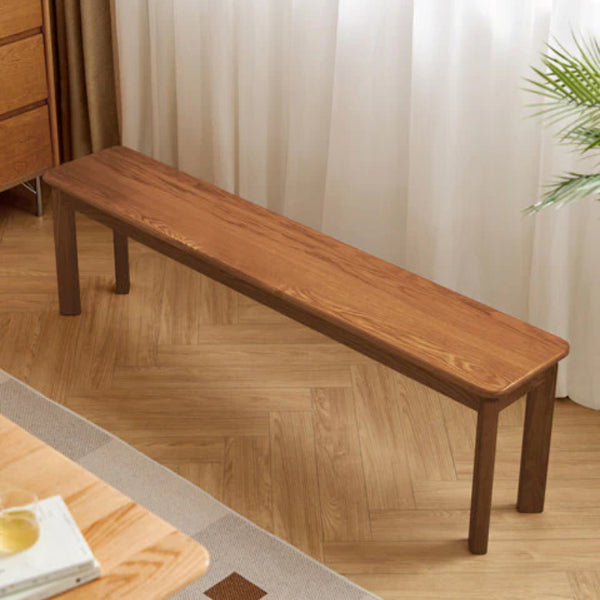 Walnut Multi-Purpose Solid Timber Entryway/Living Room/Dining Bench