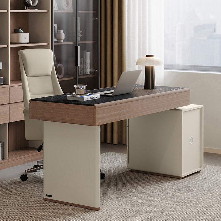 Jerome 120cm/140cm Office Desk/Computer Table Set With Drawer/Ceramic ...