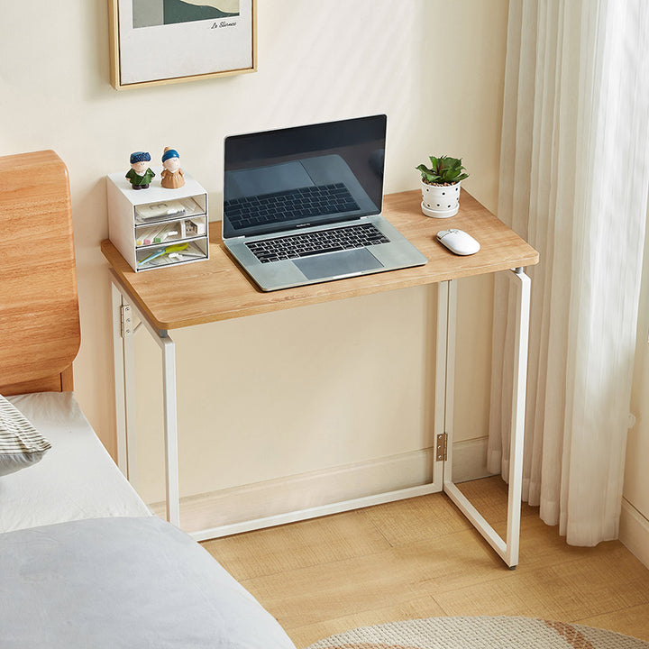 Malachi 80cm/100cm Iron Frame Folding Study Desk/Computer Table Multip ...