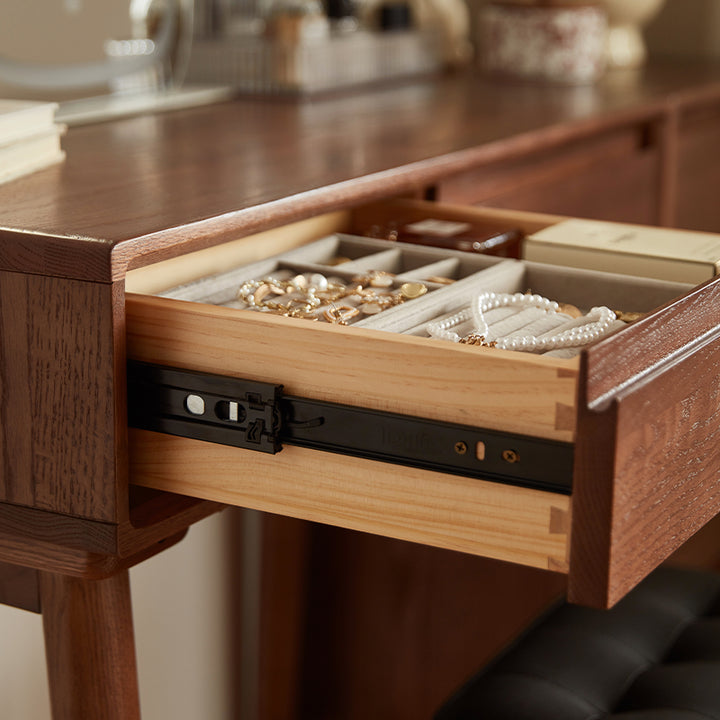 Harriet 4-Drawer/8-Drawer FAS-Graded Solid American Oak Wood Single Be ...