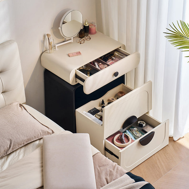 Irving 55cm/65cm Multifunctional Storage Integrated Vanity Table Dress ...