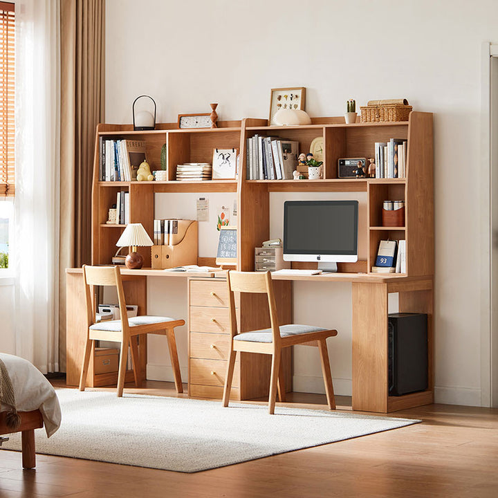 Brittany Single/Double Office Desk/Computer Table Set With Drawer/Chai ...