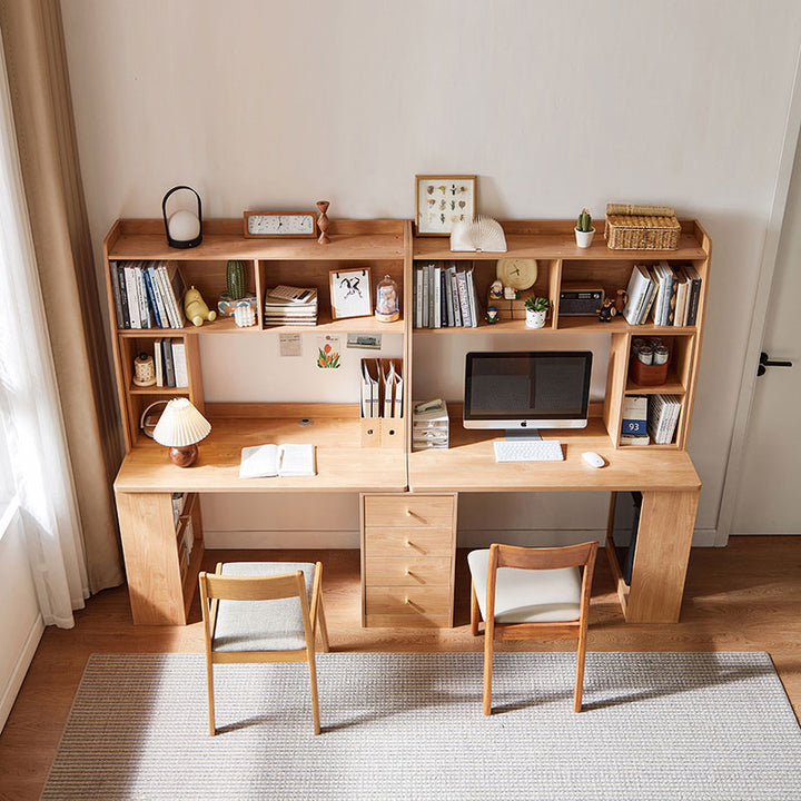 Brittany Single/Double Office Desk/Computer Table Set With Drawer/Chai ...