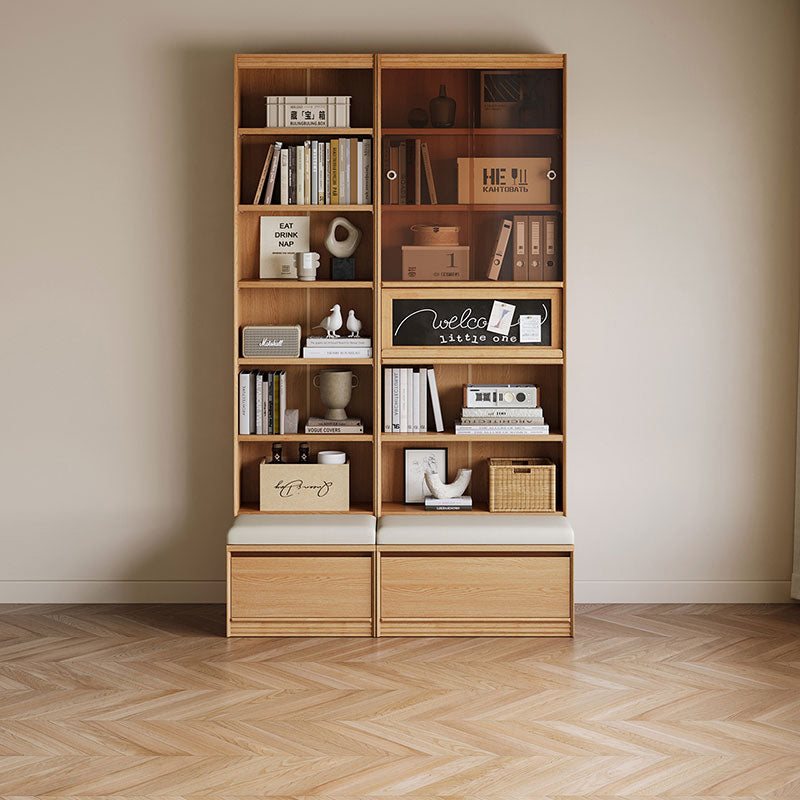 Ronald Bookcase Modular Display Shelf & Storage Multiple Size Natural ...