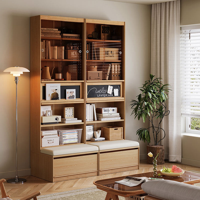 Ronald Bookcase Modular Display Shelf & Storage Multiple Size Natural ...