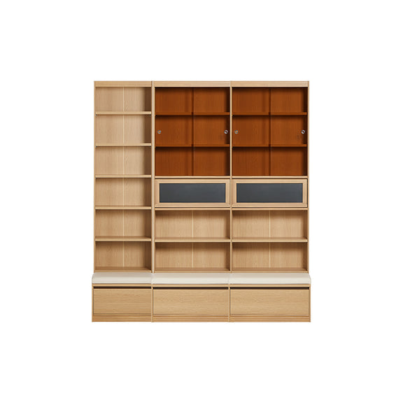 Ronald Bookcase Modular Display Shelf & Storage Multiple Size Natural ...