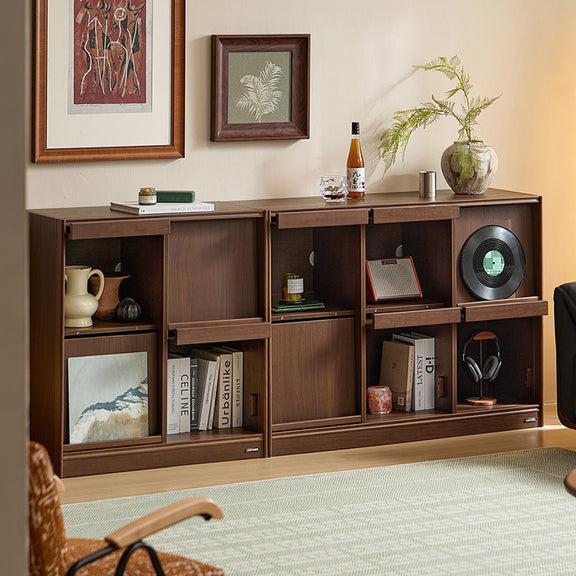 Jericho 80cm/120cm Flip-door Modular Storage Cabinet Display Shelf & S ...
