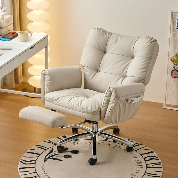 Donna Adjustable Height Computer Chair/Office Chair With Retractable F ...