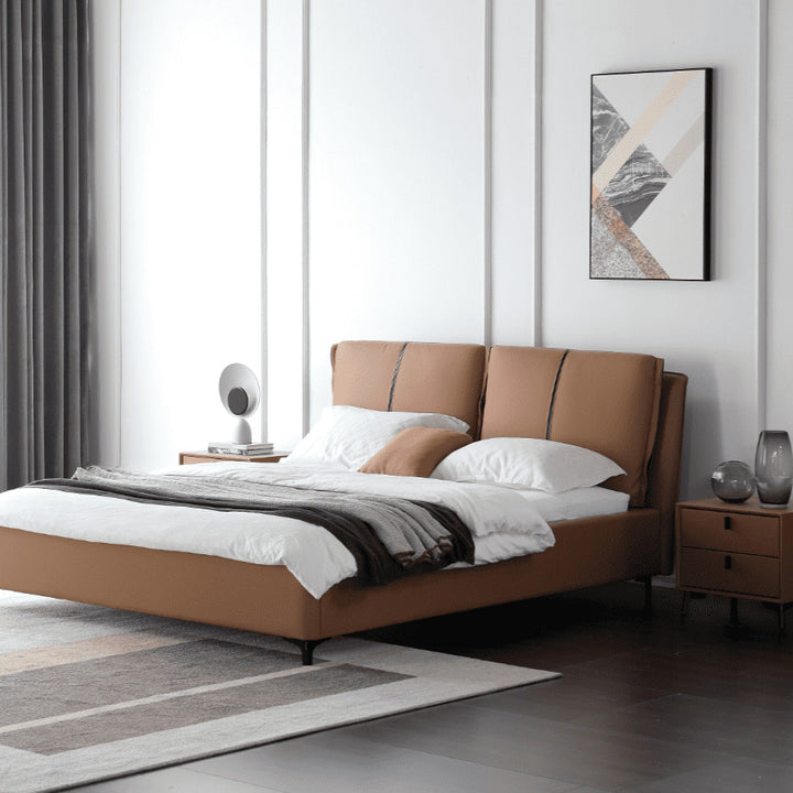 King Leather Bed