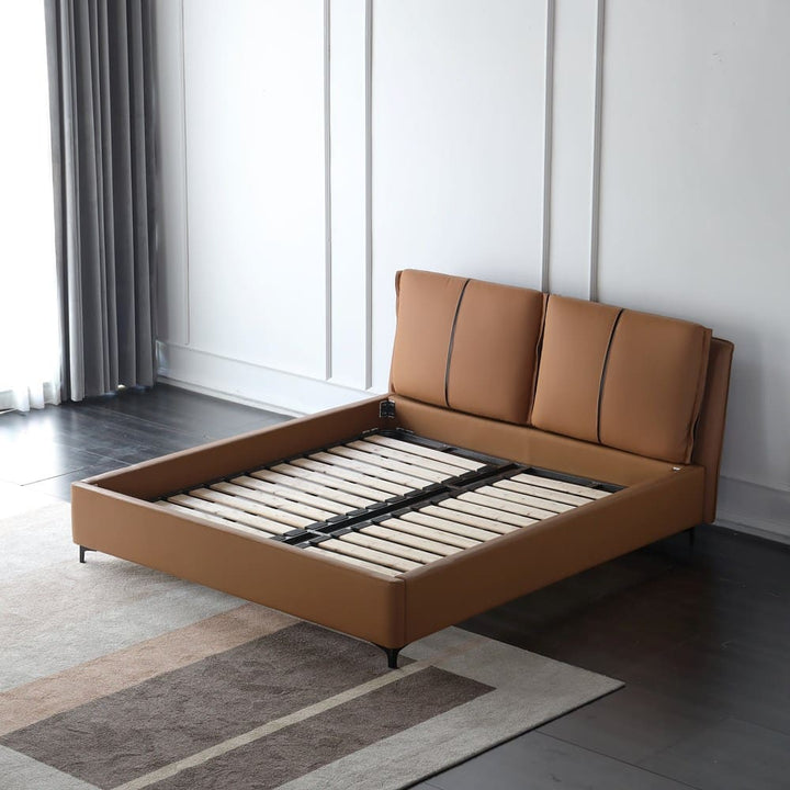 King Leather Bed