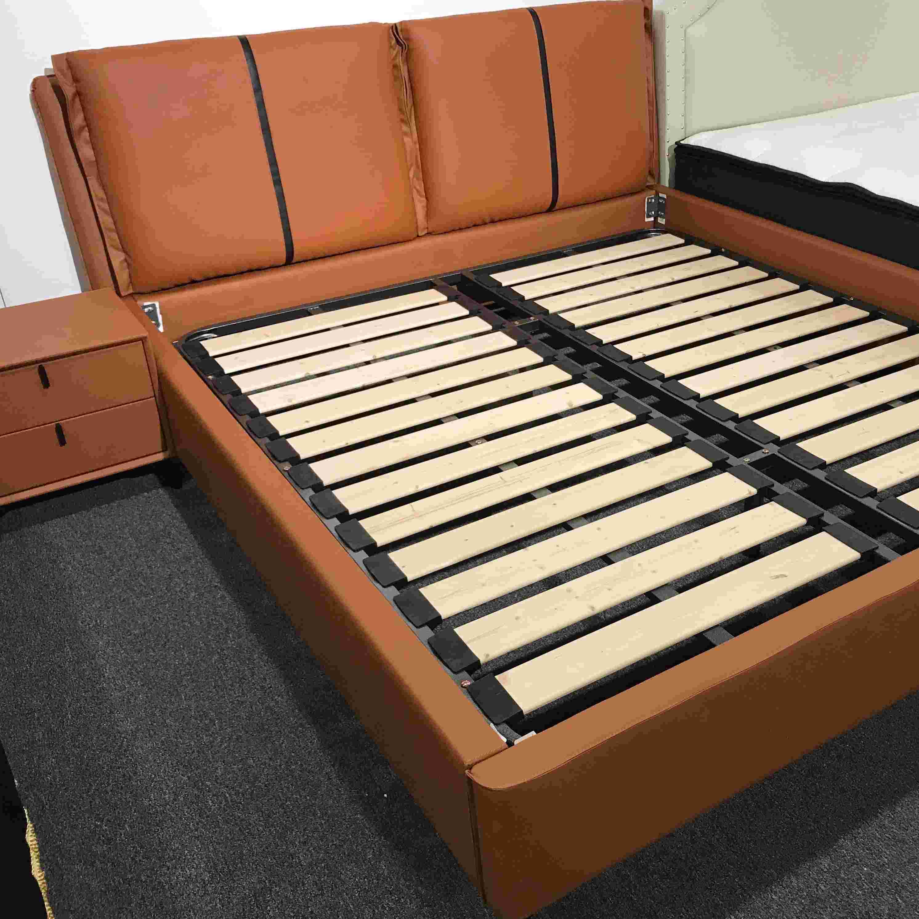 King Leather Bed Leather King Bed Frame Furniture Stores Sydney