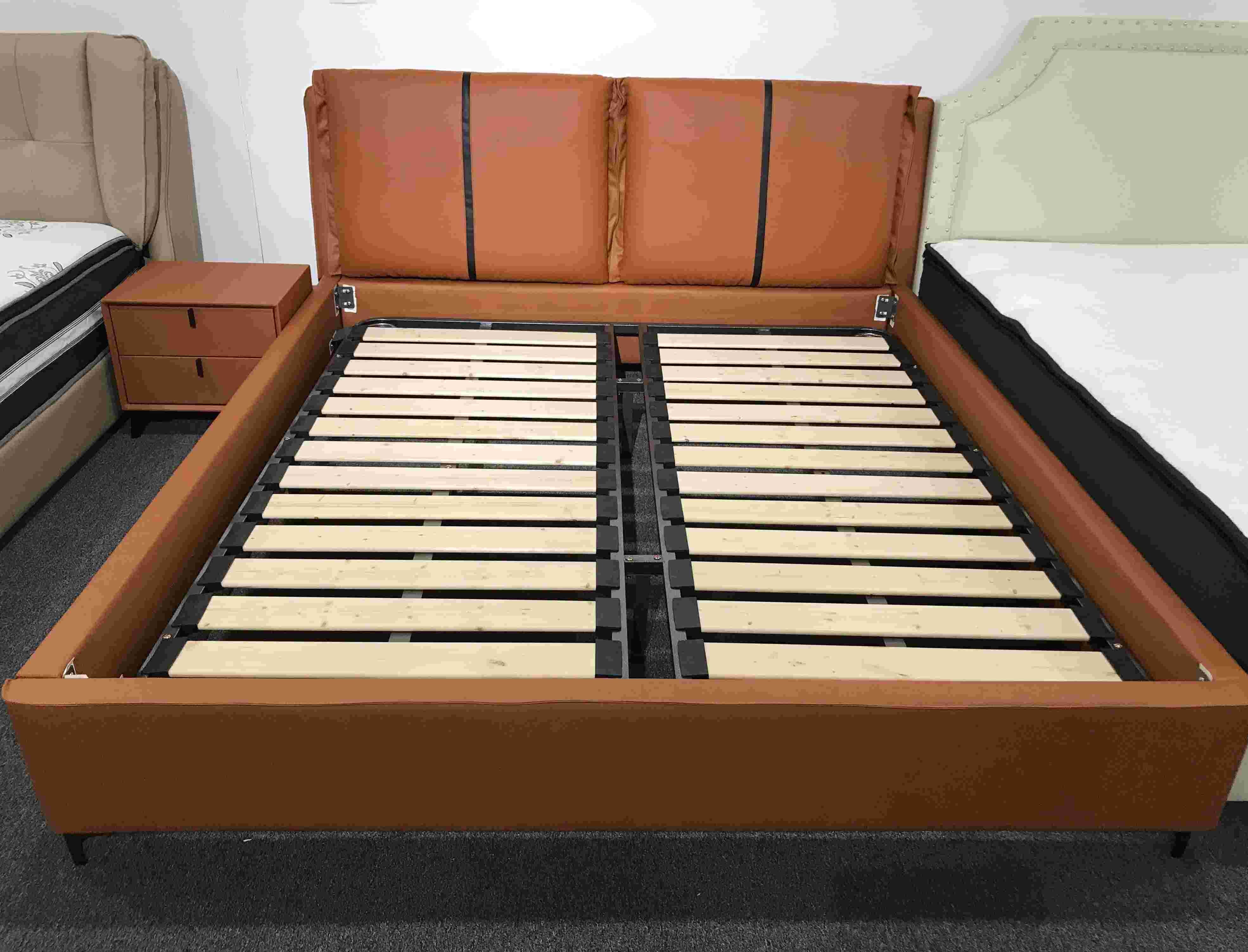 King Leather Bed Leather King Bed Frame Furniture Stores Sydney