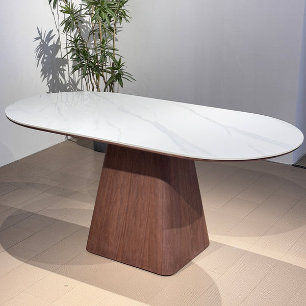 1.6m/1.8m Kitchen & Dining Room Table With Ceramic With Glossy Finish