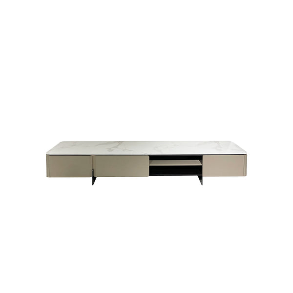 Marble Top TV Stand/E1 High Density Board/Carbon Steel Legs TY-2328-220cm