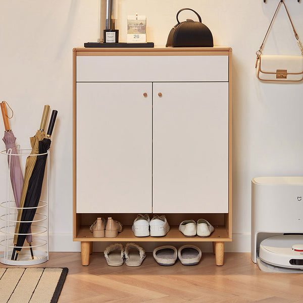 Kepner Timber Shoe Cabinet with Drawers/Shoe Case/80/100/120cm