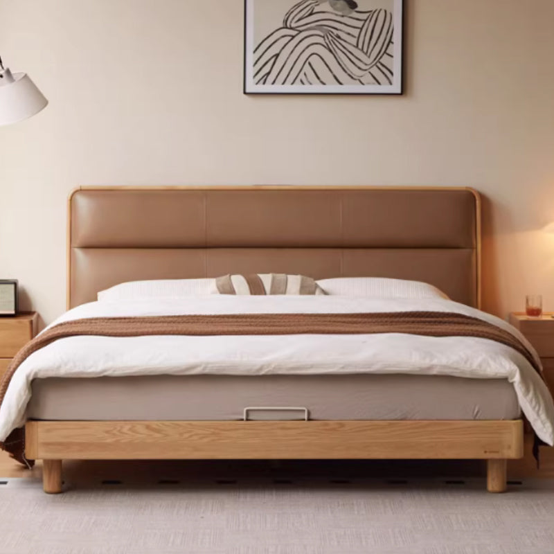 Mira Queen/King Size FAS-Graded Solid American Oak Wood Bed Frame For ...