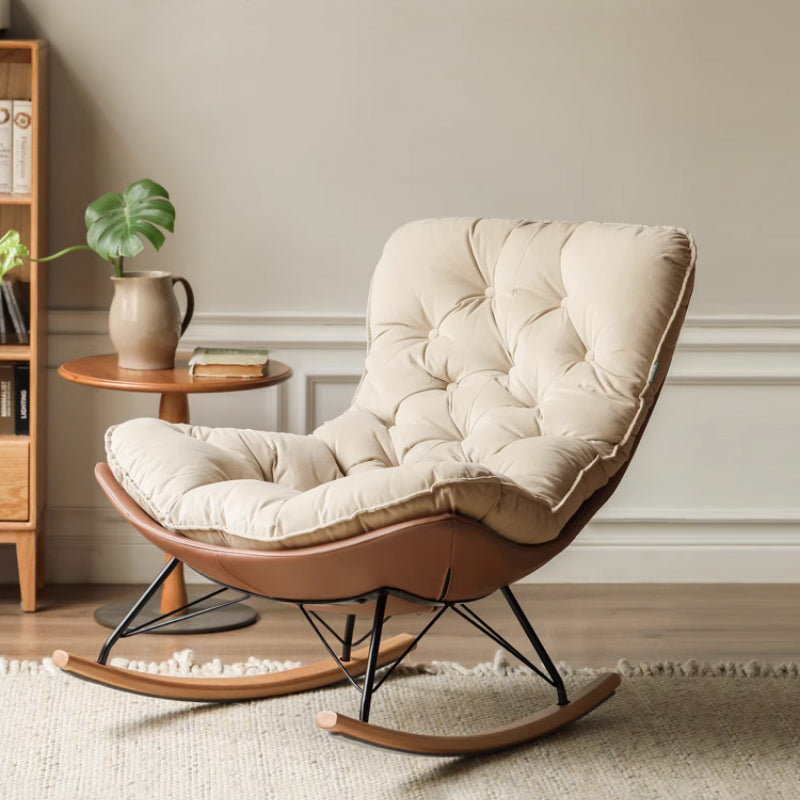 Single Rocking Chair Trent Single Rocking Chair/Lazy Sofa With Stool – Diamonds Home Furniture