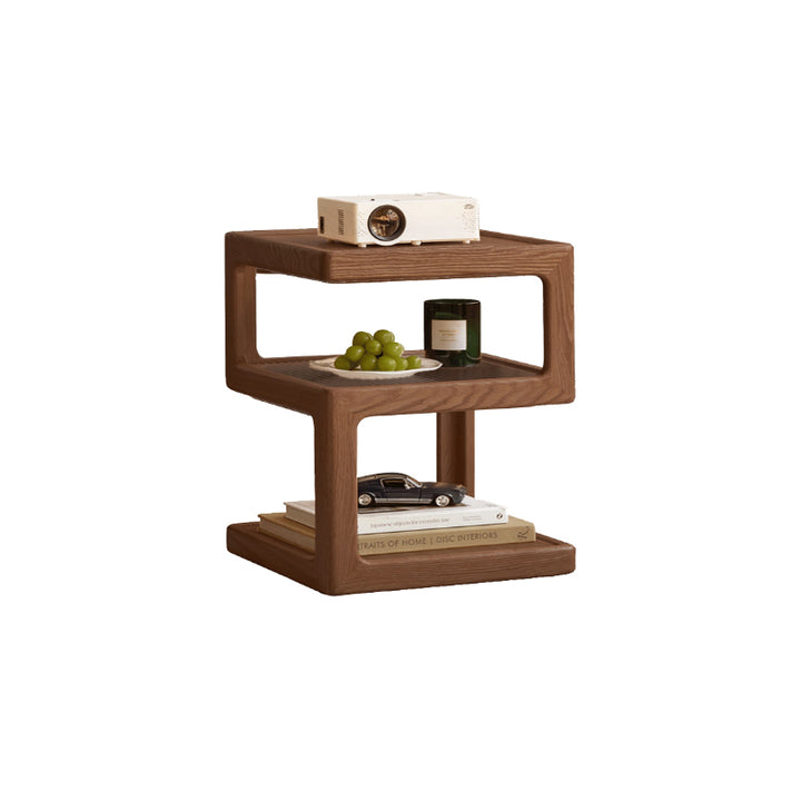 Gerald FAS-Graded Solid Oak Wood Coffee Table / Side Table Walnut Colo ...