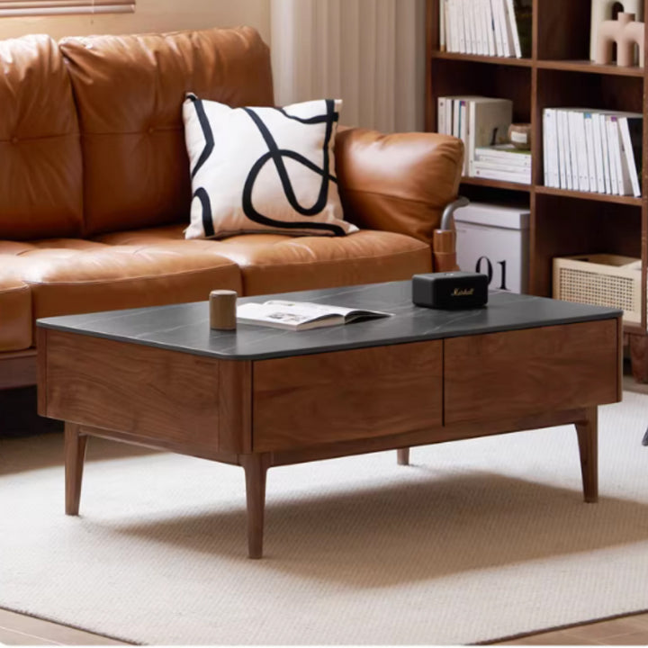 Mila 120cm FAS-Graded Solid Black Walnut Wood Classic Design Ceramic C ...