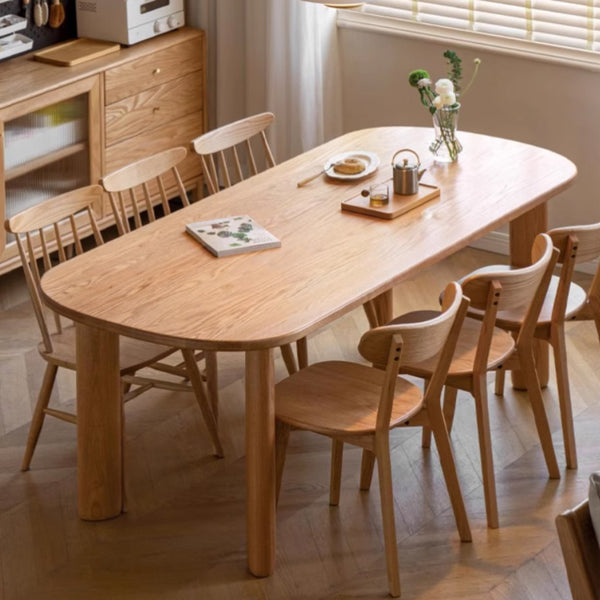 Tracy 1.8m FAS-Graded Solid American Oak Wood Multi-Purpose Dining Table/Study Desk