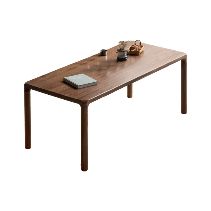 Lyra FAS-Graded Solid Black Walnut Wood Dining Table for Home Multiple ...