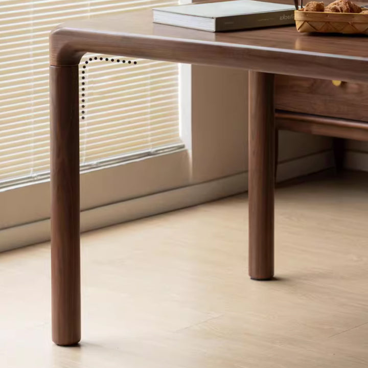 Lyra FAS-Graded Solid Black Walnut Wood Dining Table for Home Multiple ...