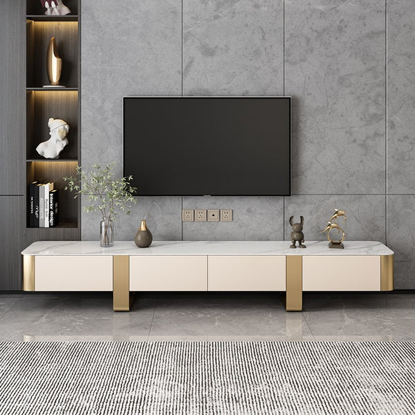 Berkley Ceramic Entertainment Unit/TV Stand/Ceramic top/ MDF shelves and cabinets