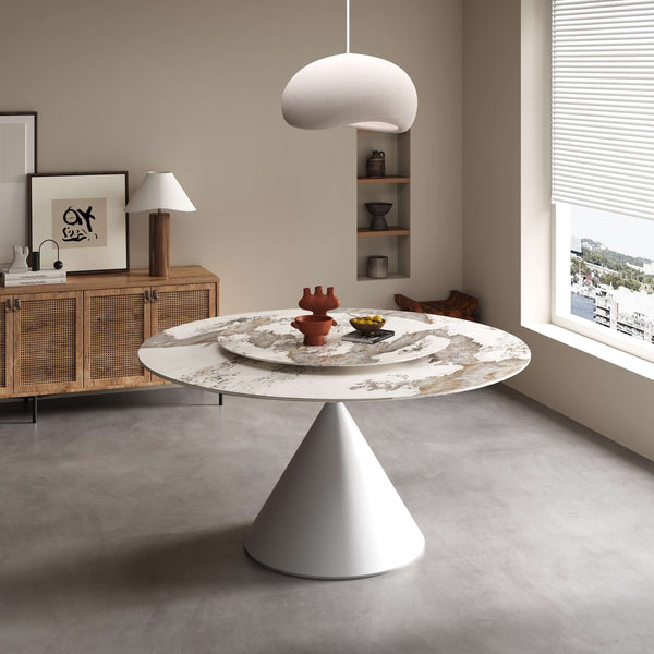 round dining table