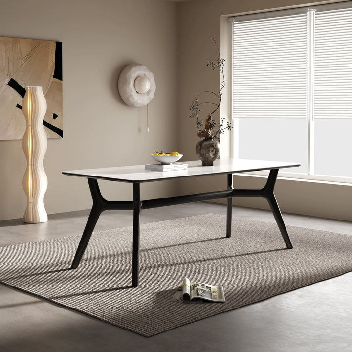 dining table sydney with black timber legs