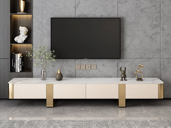 Berkley TV Stand - Ceramic Entertainment Unit/Ceramic top/ MDF shelves ...