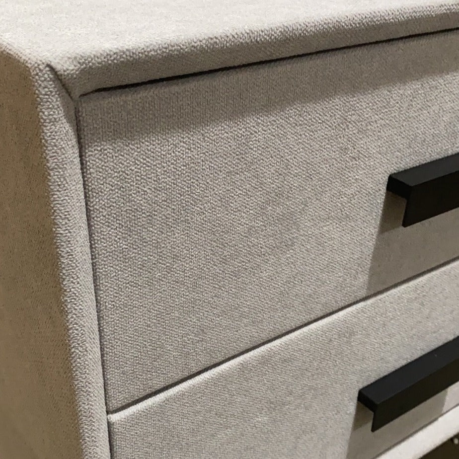 Grey Fabric Bedside Table With Drawers Timber Frame Steel Legs   89fb4c0601d2f5d73752c09b6da3e01 D76f7361 D454 4583 87f9 725f1ae1047a 