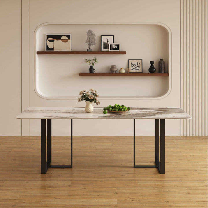 Rectangular Ceramic Top Dining Table